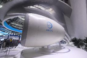 AEF1200 Aircraft Turbofan Engine at the 2024 Zhuhai Air Show