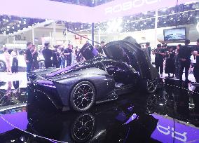 First AI-powered Supercar ROBO X at the Guangzhou Auto Show