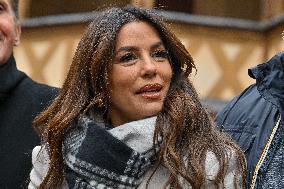 Eva Longoria Attends Wine Auction - Beaune