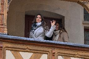 Eva Longoria Attends Wine Auction - Beaune