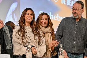 Eva Longoria Attends Wine Auction - Beaune