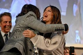 Eva Longoria Attends Wine Auction - Beaune