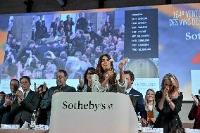 Eva Longoria Attends Wine Auction - Beaune