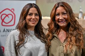 Eva Longoria Attends Wine Auction - Beaune