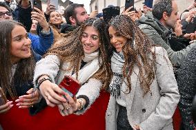 Eva Longoria Attends Wine Auction - Beaune