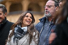 Eva Longoria Attends Wine Auction - Beaune