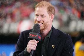 Prince Harry Makes Surprise Pitchside Appearance - Vancouver