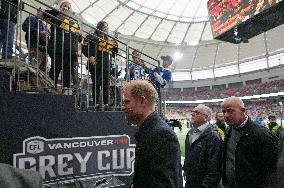 Prince Harry Makes Surprise Pitchside Appearance - Vancouver