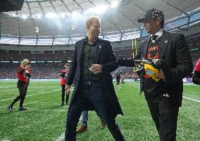 Prince Harry Makes Surprise Pitchside Appearance - Vancouver