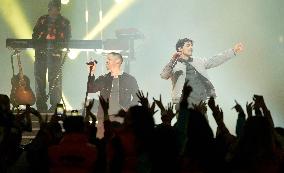 Jonas Brothers Perform At The 111th Grey Cup - Vancouver