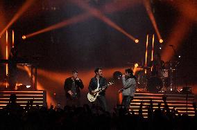 Jonas Brothers Perform At The 111th Grey Cup - Vancouver