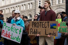 Climate Protests In Washington DC