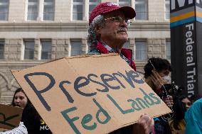 Climate Protests In Washington DC