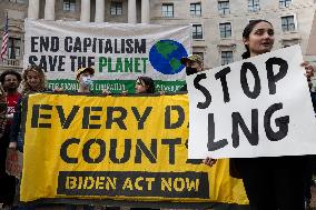 Climate Protests In Washington DC