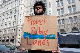 Environmental Activists Rally In Washington DC