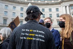 Environmental Activists Rally In Washington DC