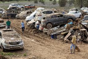 Aftermath of deadly flooding in Spain