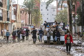 Aftermath of deadly flooding in Spain