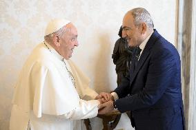 Pope Francis Receives PM Of Armenia - Vatican