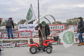 Farmers Protest Against EU-Mercosur Agreement - Lyon