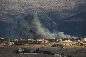 Israel Strikes Khiam - Lebanon