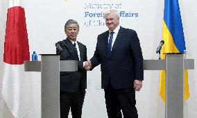 Joint briefing of Foreign Ministers of Ukraine and Japan in Kyiv