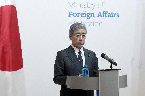 Joint briefing of Foreign Ministers of Ukraine and Japan in Kyiv