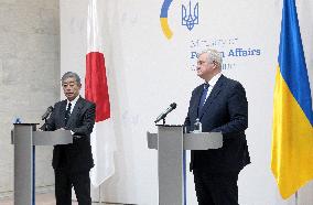 Joint briefing of Foreign Ministers of Ukraine and Japan in Kyiv