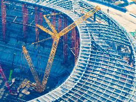 Jinan Yellow River Sports Center Construction