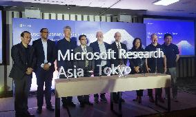 Microsoft opens research base in Tokyo