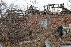 Druzhkivka after Russian shellingDruzhkivka after Russian shelling