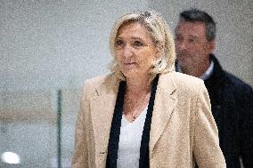 RN trial on suspicion of embezzlement of European public funds - Paris