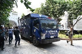 International Crimes Tribunal Trial Against Former Ministers And Awami League Leaders In Dhaka.