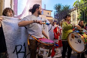 Students Protest In Pisa: Calls For Education Funding And End To School-to-Work Programs