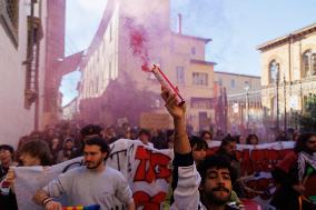 Students Protest In Pisa: Calls For Education Funding And End To School-to-Work Programs