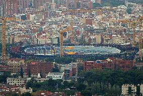 Spotify Camp Nou is already starting to have seats