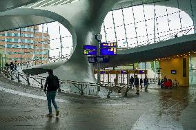 Everyday Life At Arnhem Central Station, Netherland