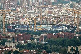 Spotify Camp Nou is already starting to have seats