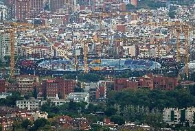 Spotify Camp Nou is already starting to have seats