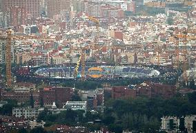 Spotify Camp Nou is already starting to have seats