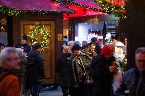 Christmas Market Opens In Cologne