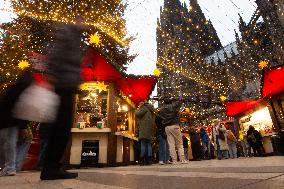 Christmas Market Opens In Cologne