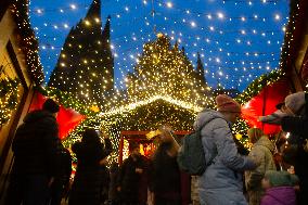 Christmas Market Opens In Cologne