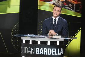 Exclusive - Jordan Bardella Appears On BFM - Paris