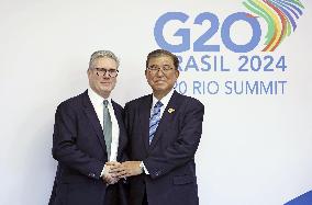 Japan-Britain summit in Rio de Janeiro