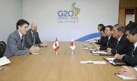 Japan-Canada summit in Rio de Janeiro