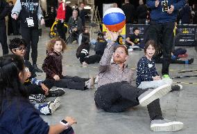 Prince Harry Plays A Game Of Sitting Volleyball - Vancouver