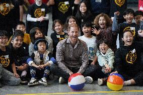 Prince Harry Plays A Game Of Sitting Volleyball - Vancouver