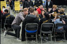 Prince Harry Plays A Game Of Sitting Volleyball - Vancouver