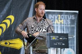 Prince Harry Plays A Game Of Sitting Volleyball - Vancouver